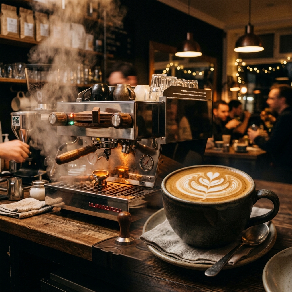 Cozy specialty cafe bar setup in Kathmandu
